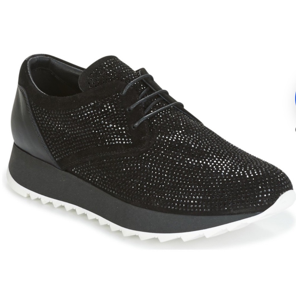 Tosca Blu Brand New Women's Black Chamonix Strass Trainers